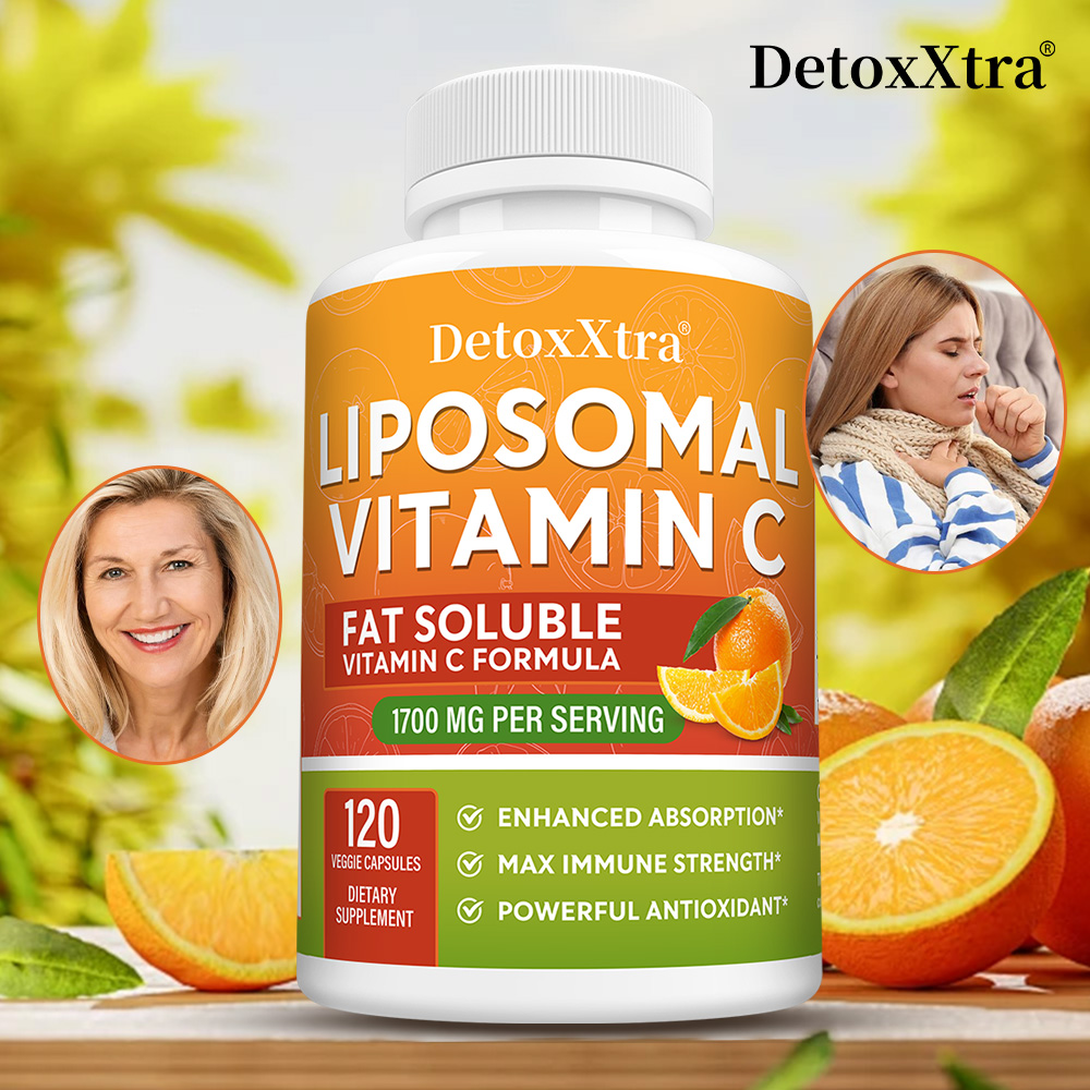 Zinc Supplement 50Mg - Lipozomal C Vitamini 1700mg, Yüksek Emilim,