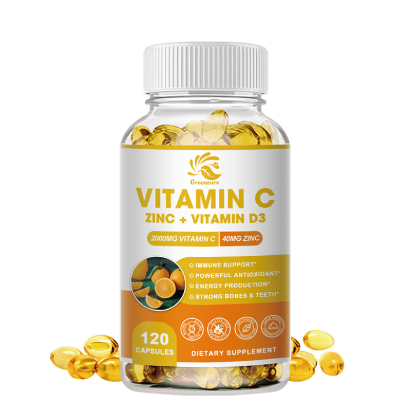 Zinc Supplement 50Mg - Greensure takviyeleri çinko 40mg, C vitamini