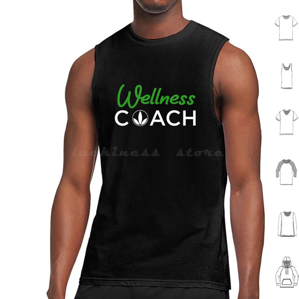 Nutrition Fitness Wellness - Wellness Tank Tops Baskı Pamuk Beslenme