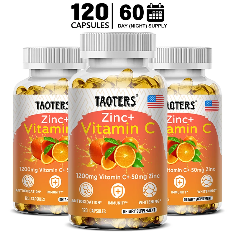 Zinc Supplement 50Mg - Taoters C vitamini + çinko takviyesi-yüksek