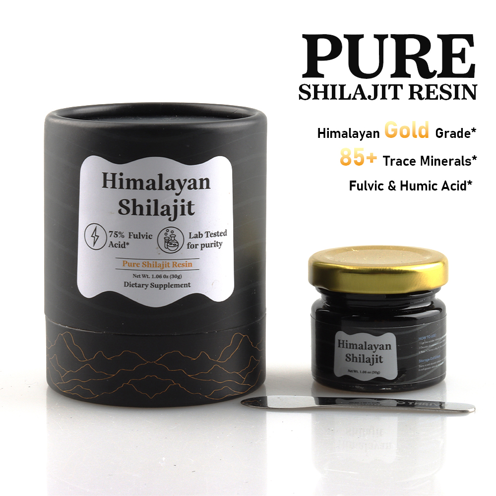 Shilajit Resin Pure - Saf Himalaya Şilajit Reçinesi Yüksek Potensli