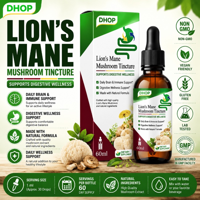 Lion Mane Mushroom - Aslan Yelesi Mantarı Tinktürü Sıvı Damlalar