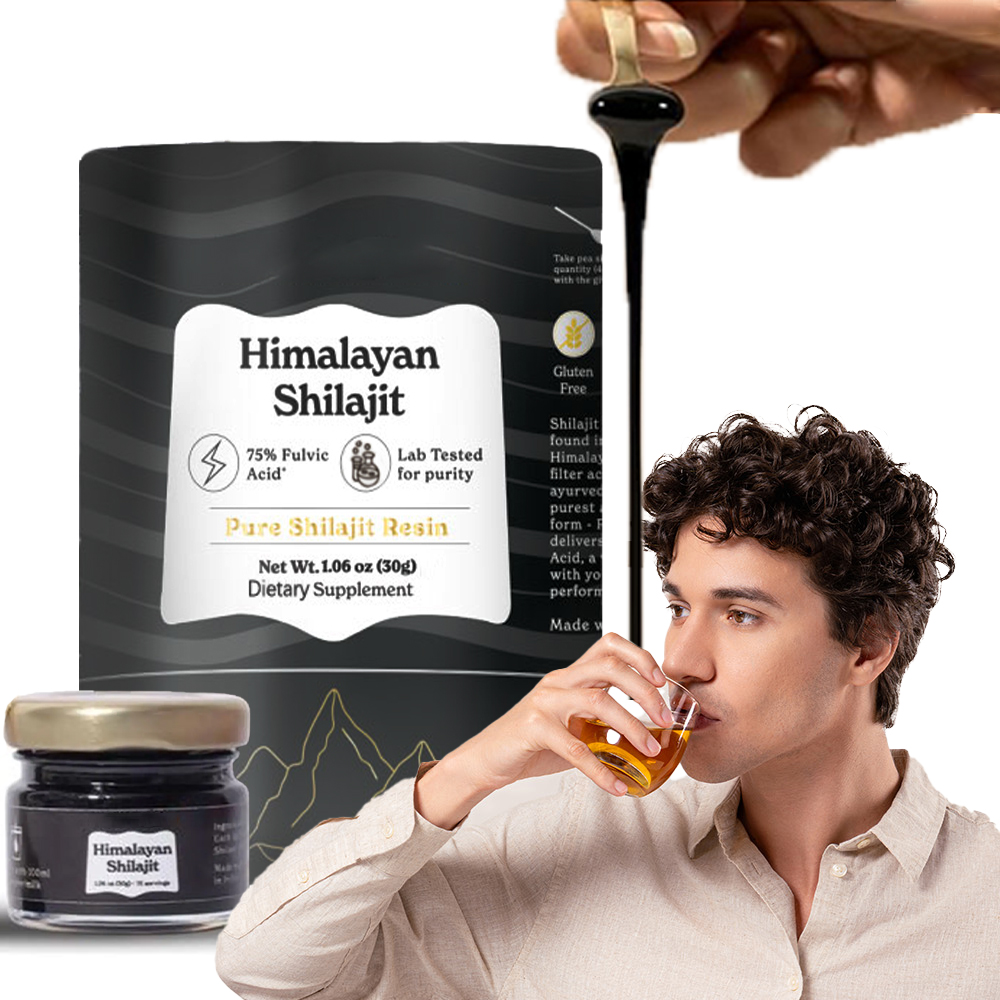 Shilajit Resin Pure - Saf Himalaya Şilajit, Yumuşak Reçine, Organik
