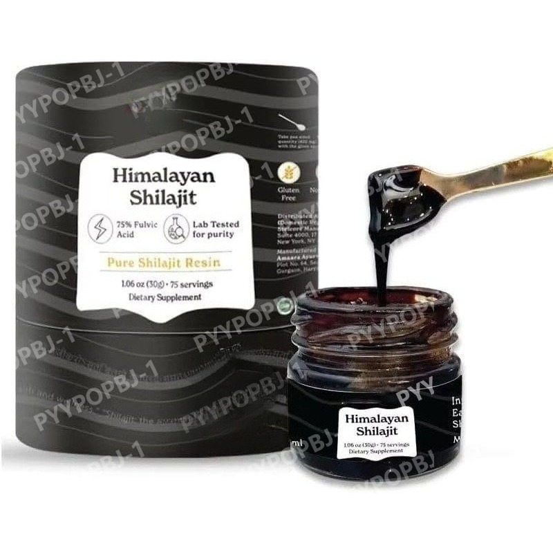 Shilajit Resin Pure - Himalaya Şilajit Reçinesi Organik Doğal Fulvik