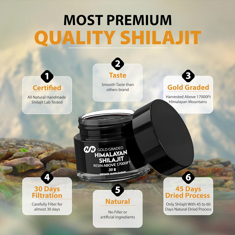 Saf Himalaya Şilajit Reçinesi, - Shilajit Resin Pure incelemesi ve fiyatı
