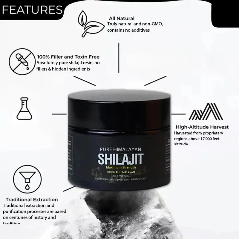 30g /50g100% Yüksek Saflıkta Ş - Shilajit Resin Pure incelemesi ve fiyatı