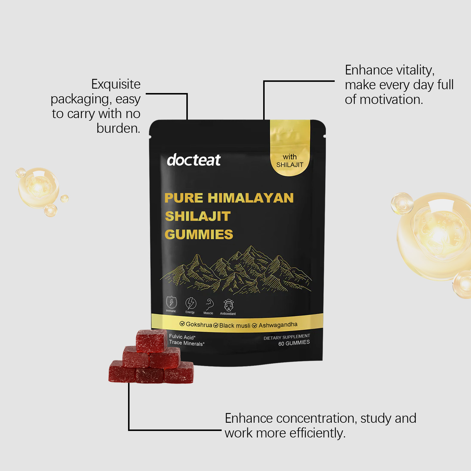 Şilajit Sakızları Yüksek Poten - Shilajit Resin Pure incelemesi ve fiyatı