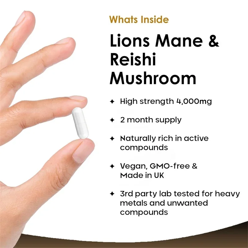 Aslan Yelesi ve Reishi Mantarı - Lion Mane Mushroom incelemesi ve fiyatı